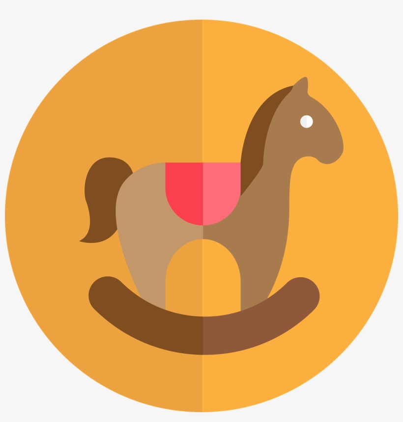 Rocking Horse Illustration On Pink Wine Stopper, transparent png