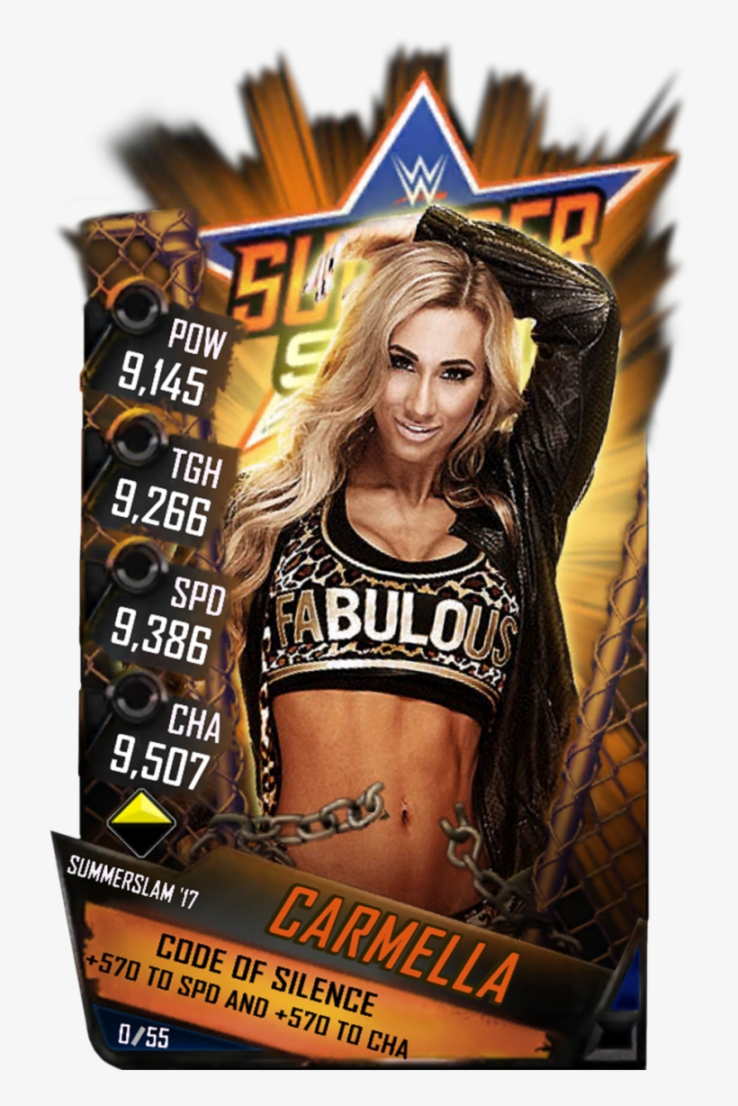 Carmella S3 15 Summerslam17 - Wwe Supercard Summerslam 17 Randy Orton, transparent png