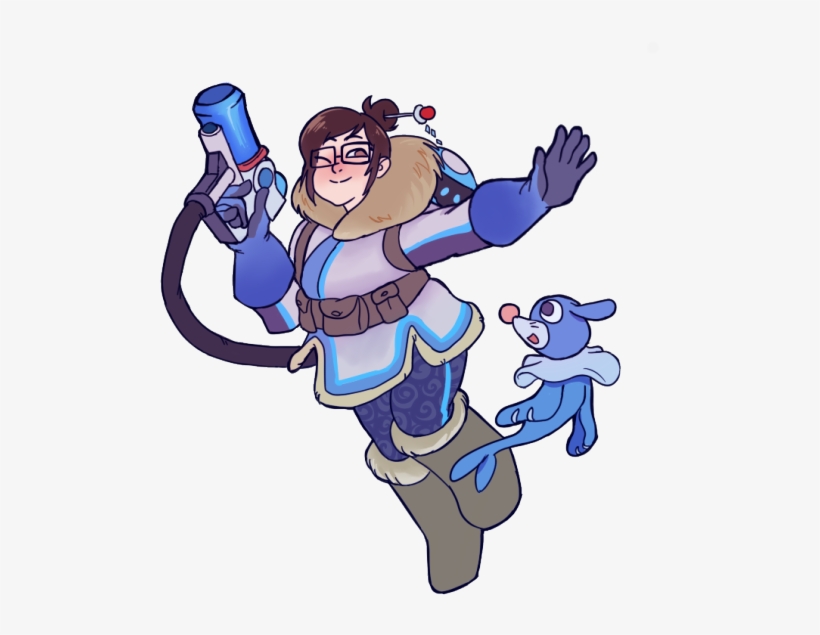 Overwatch Cartoon Fictional Character Vertebrate Hand - Overwatch Mei Transparent, transparent png