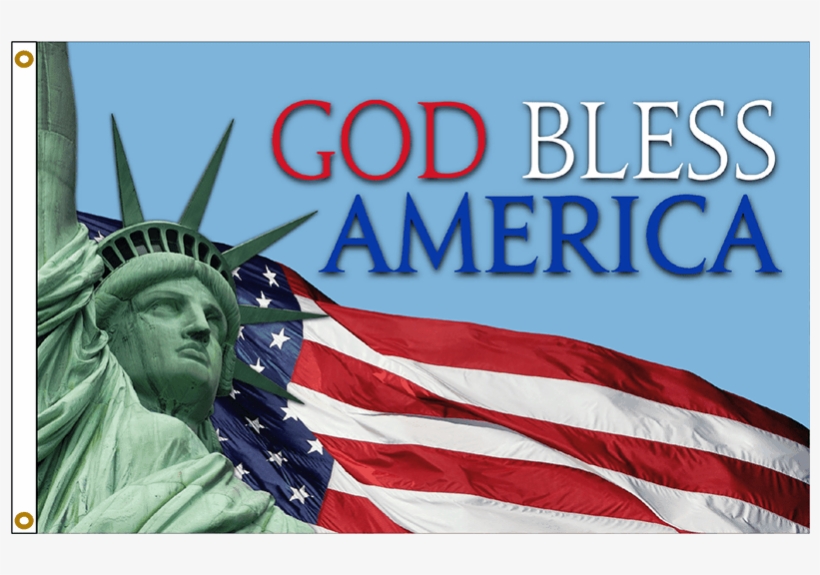 God Bless America Flag - Statue Of Liberty, transparent png