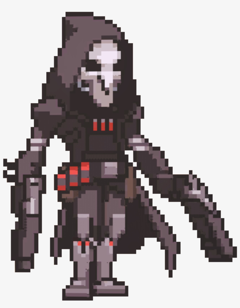 Reinhardt Png Extraction Project Archive Transparent - Overwatch Reaper Pixel Spray, transparent png