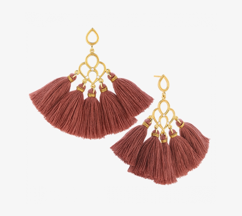 Carmella Earrings With Tassels - Earring, transparent png