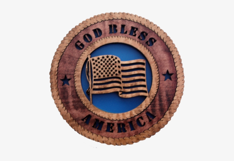 God Bless America Plaque - Circle, transparent png