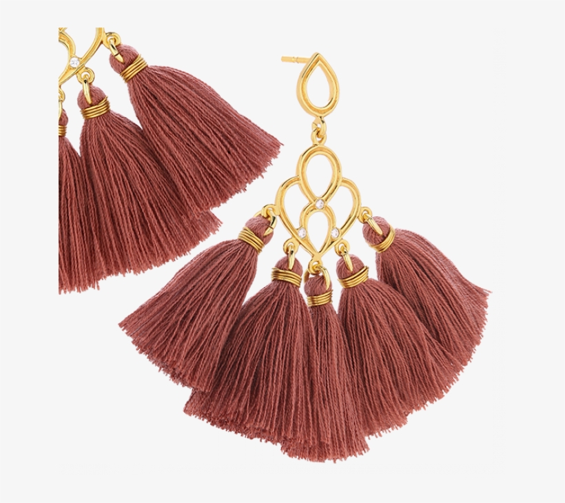 Carmella Earrings With Tassels - Earring, transparent png