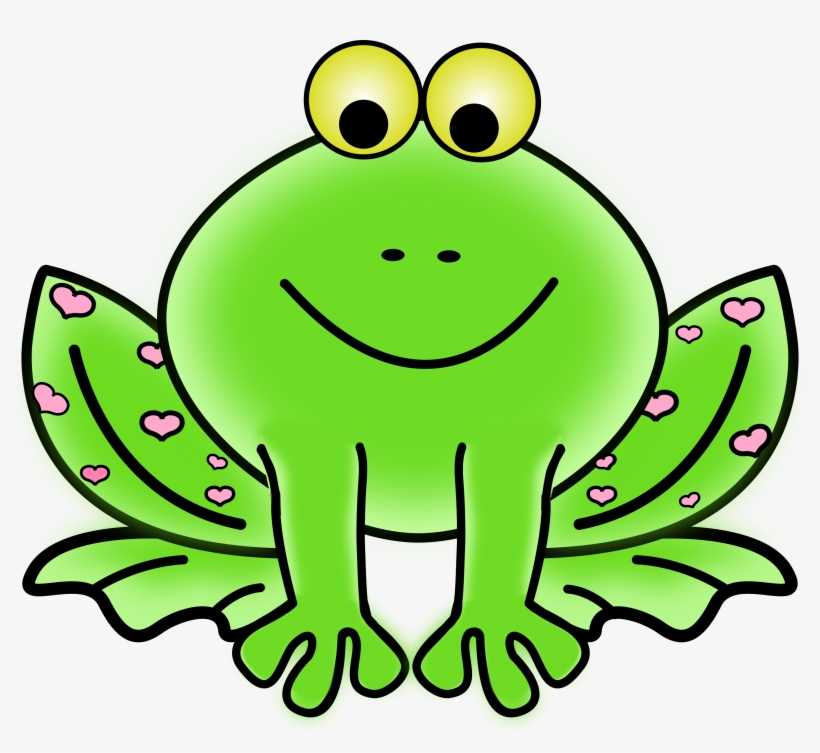 Green Frog Clipart Transparent Background - Frog Clipart, transparent png