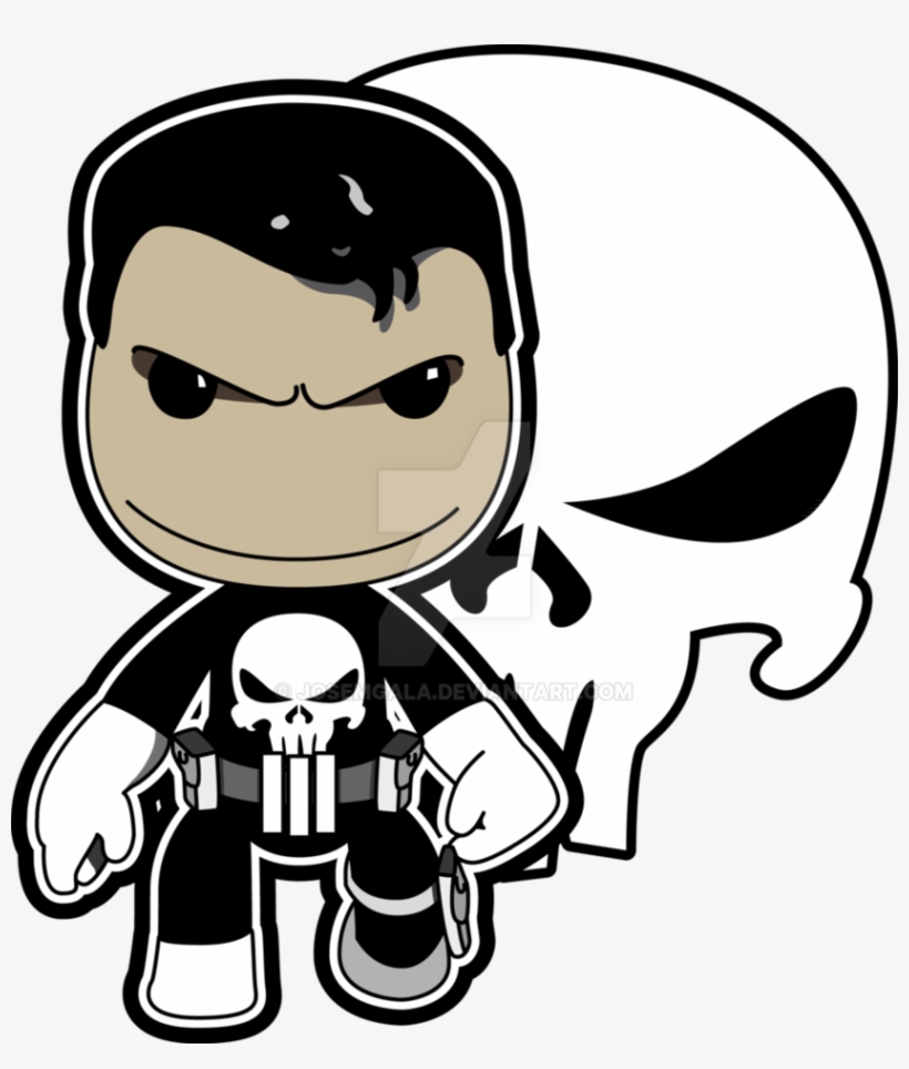 The Punisher By Josemgala On Deviantart Vector Library - Punisher Chibi Png, transparent png
