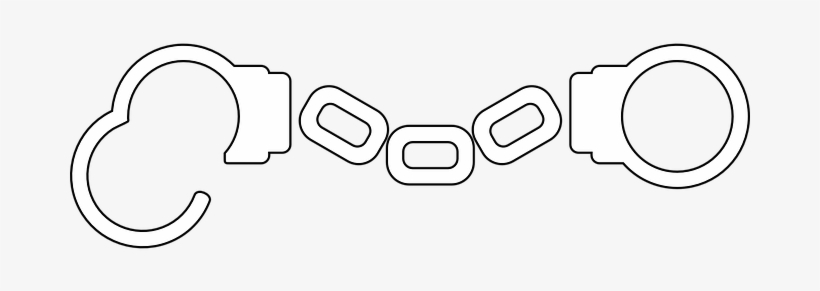 Crime Criminal Cuff Handcuffs Hands Jail J - Handcuffs, transparent png