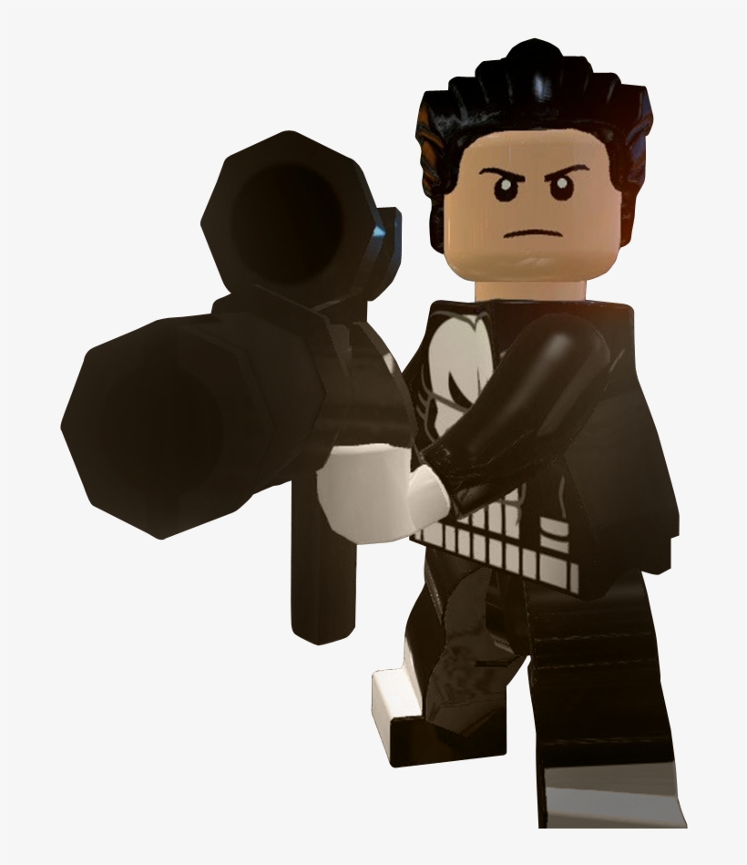 Punisher 01 - Lego Punisher, transparent png
