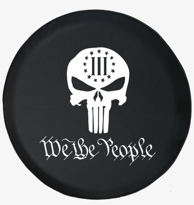 We The People Punisher Skull Constitutional 3% Freedom - Punisher Skull, transparent png