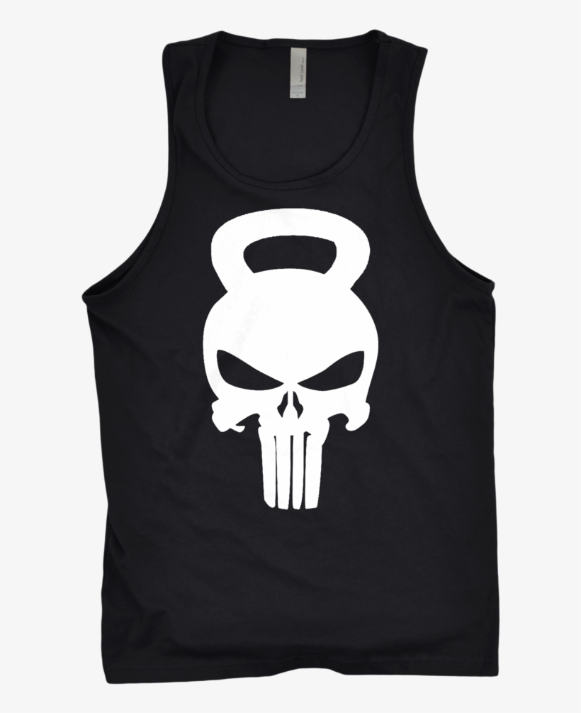 Punisher Skull Kettlebell, transparent png