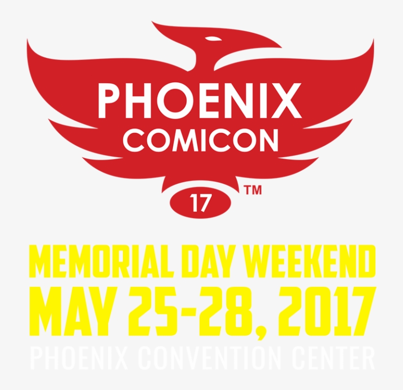Gunman Arrested At Phoenix Comic Con Claimed He Was - Phoenix Comicon 2017 Logo, transparent png