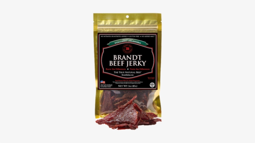 Volcanic Jalapeno Beef Jerky 3oz Bags - Bag, transparent png
