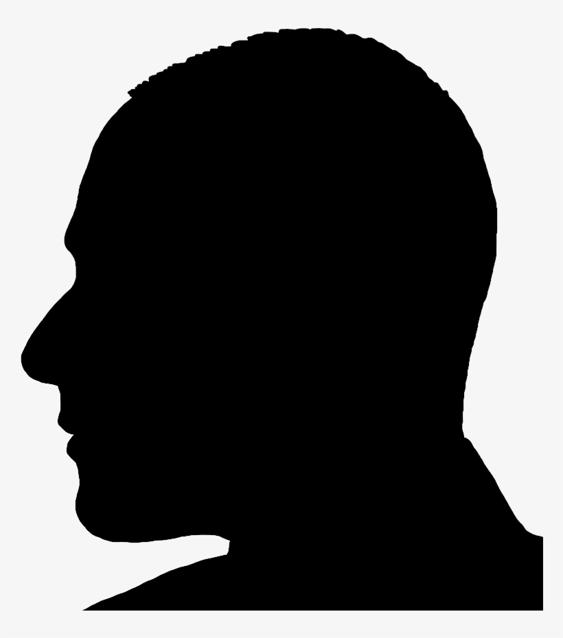 Man Profile Silhouette Png, transparent png