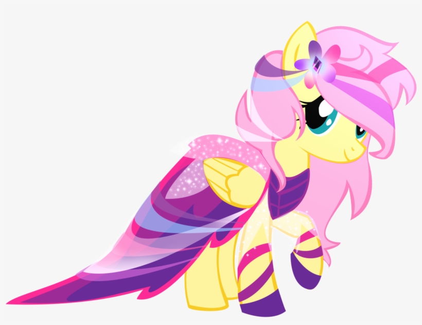 Fluttershy Images Party Time Fluttershy Hd Wallpaper - My Little Pony In Dresses, transparent png