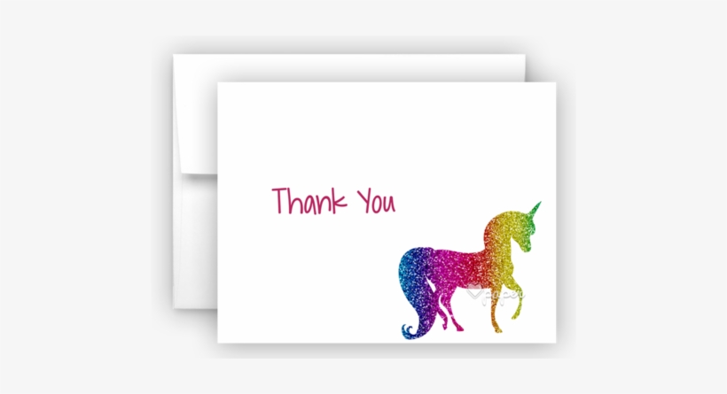 Thank You Card Png Download - Happy Birthday Gabby Unicorn, transparent png