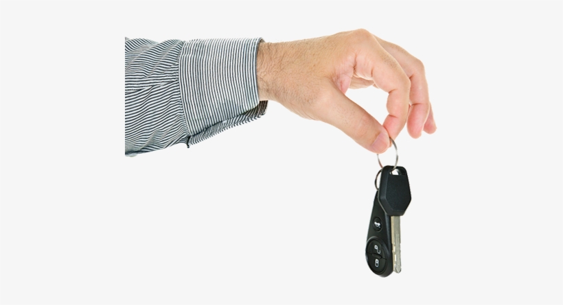 Hand With Car Key Png, transparent png