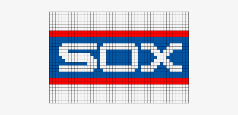 White Sox Logo Pixel Art, transparent png