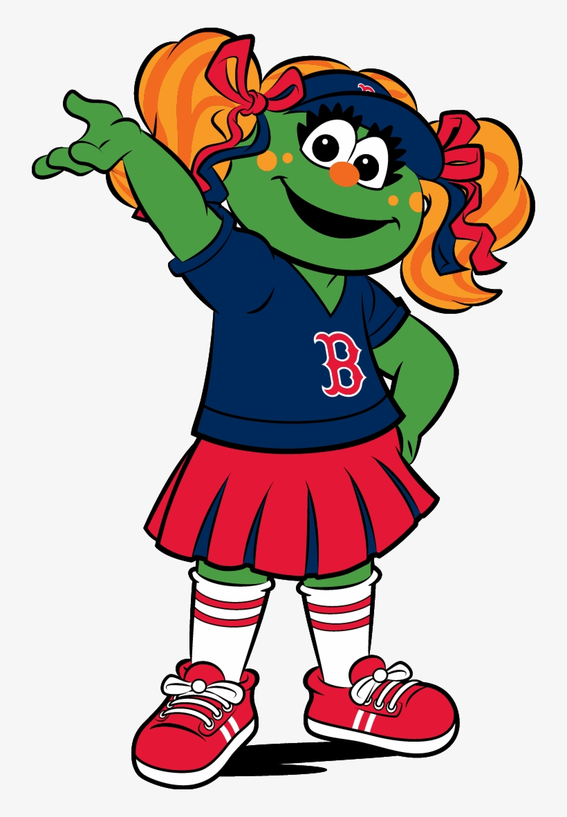 Learn Fun Facts And The Story Behind Tessie The Green - Red Sox Mascot Cartoon, transparent png