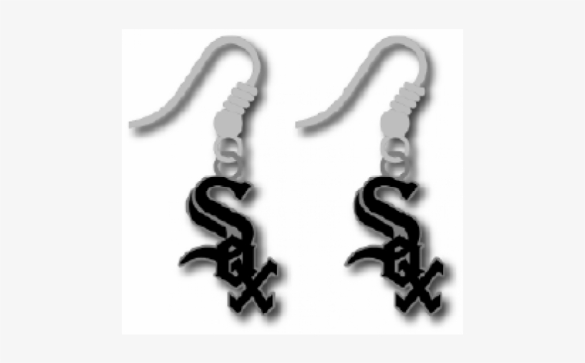 White Sox Logo Dangle Earrings - Chicago White Sox, transparent png