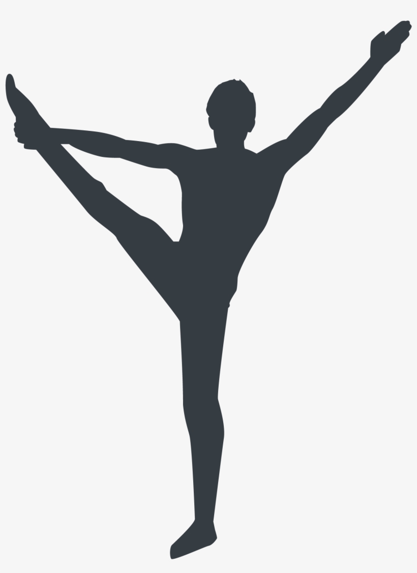 Athlete Silhouette - Gymnastics, transparent png