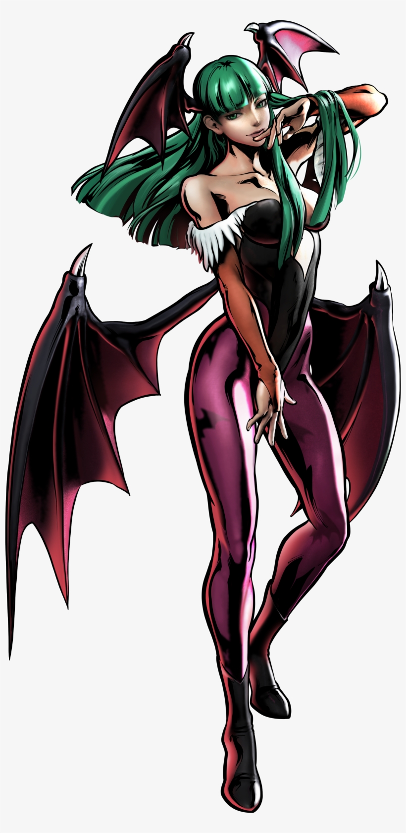 Morrigan Aensland, From Darkstalkers ~ Vampire Savior - Marvel Vs Capcom Girls, transparent png