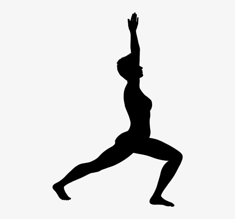 Silhouette, Yoga, Woman, Girl, Young, Gymnastics, Dance - Silhouette, transparent png