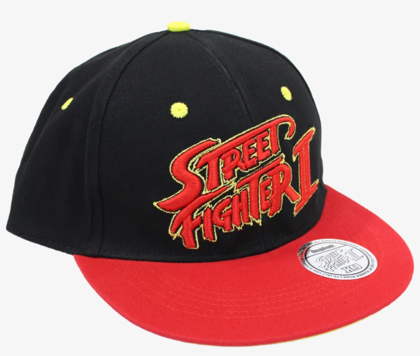 Become A Capcom Champ And Get Some Retro Street Fighter - Street Fighter Classic Logo Snapback Black Cap, transparent png