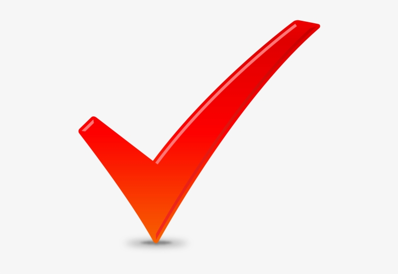 Red Checkmark Png - Down Left Red Arrow, transparent png
