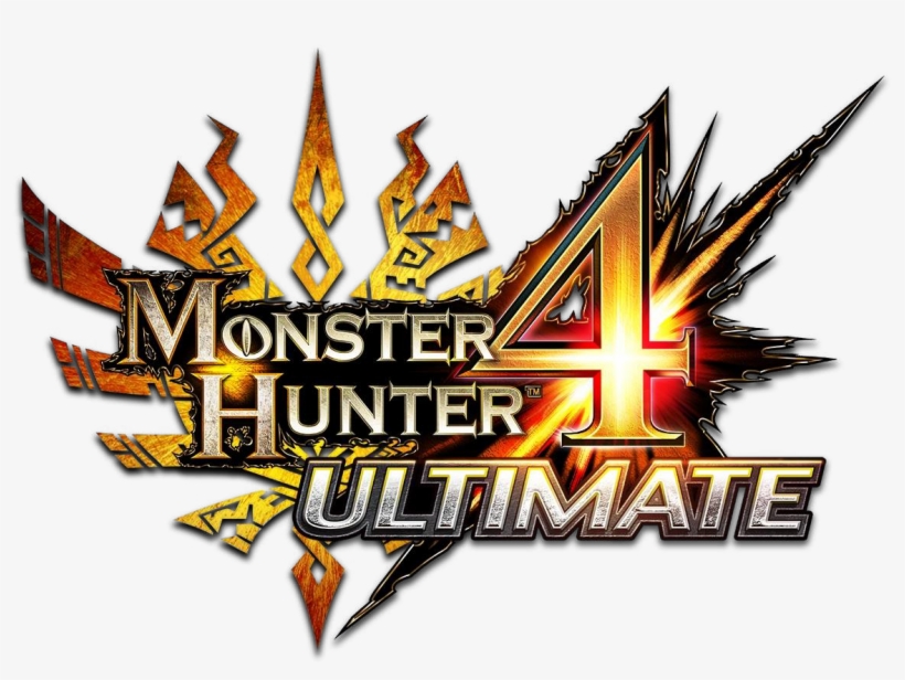 Monster Hunter 4 Ultimate Logo - Monster Hunter 4 Ultimate Title, transparent png