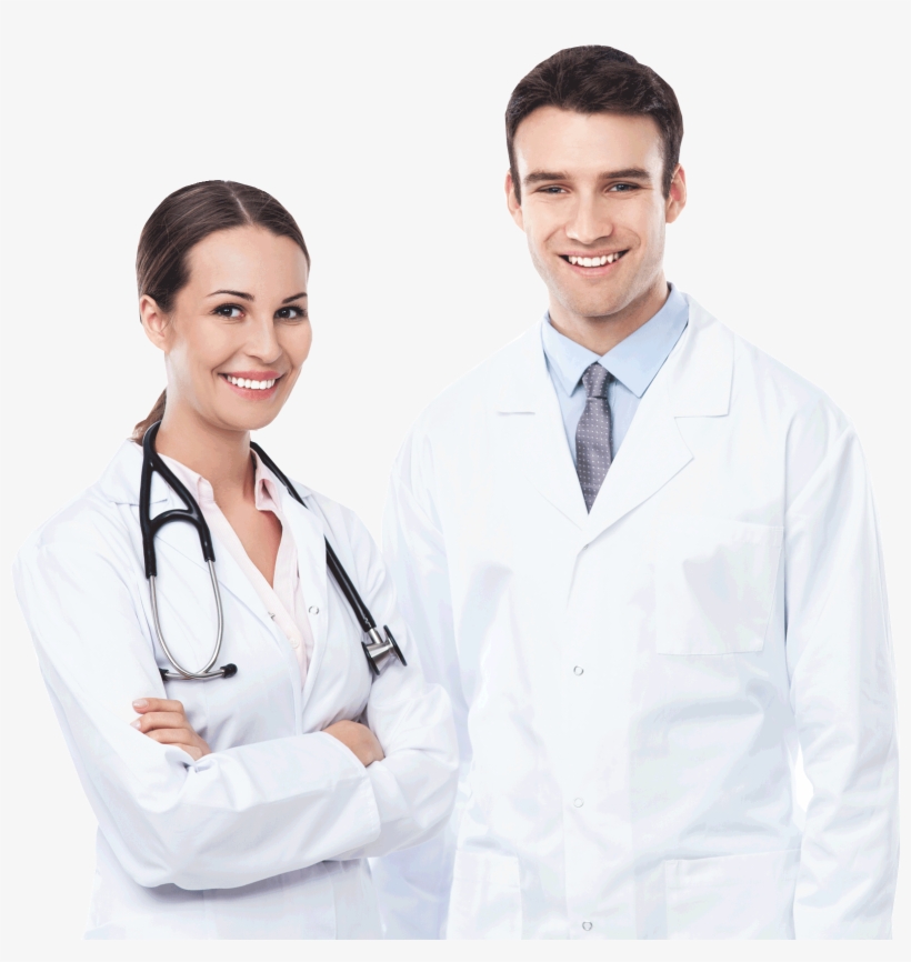 Doctors And Nurses Png Picture - Male And Female Doctor Png, transparent png