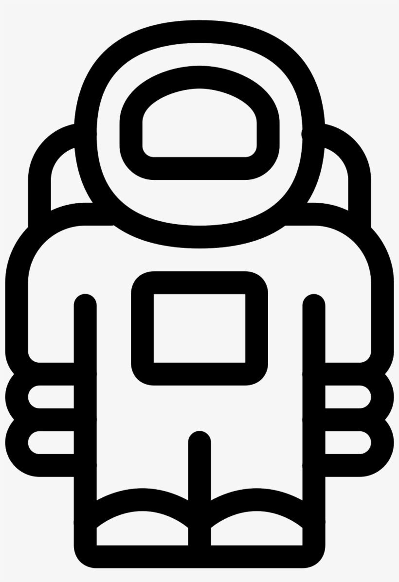 This Is A Picture Of An Astronaut With A Helmet On - Icon Astronaut Svg, transparent png