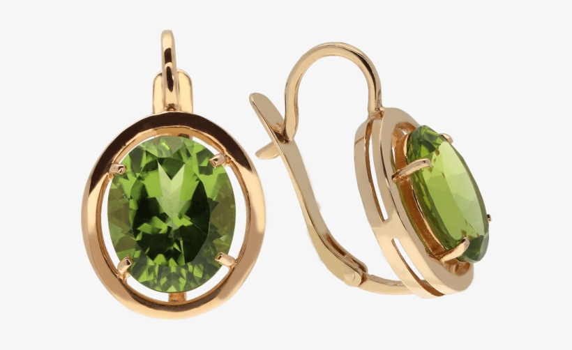 Happy Gems Earrings - Emerald, transparent png
