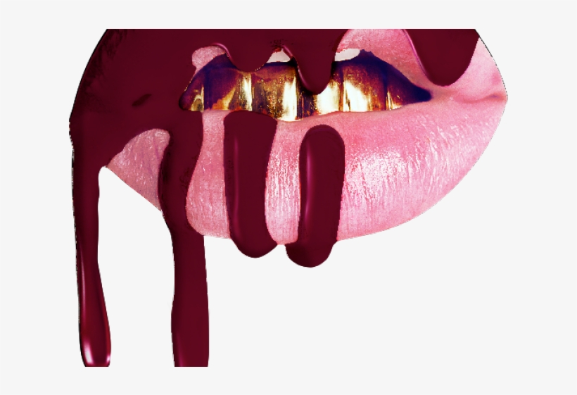 Tongue Clipart Transparent Tumblr - Kylie Birthday Edition Matte Liquid Lipstick, transparent png