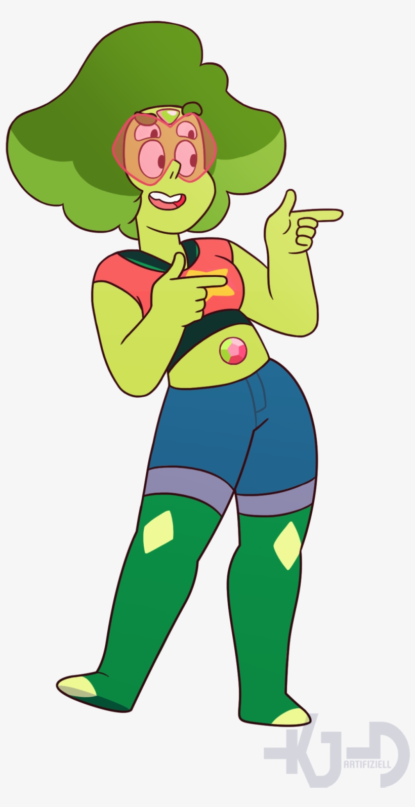 Kjd Steven Peridot = Melon Quartz I Couldn't Decide - Steven Universe Melon Quartz, transparent png