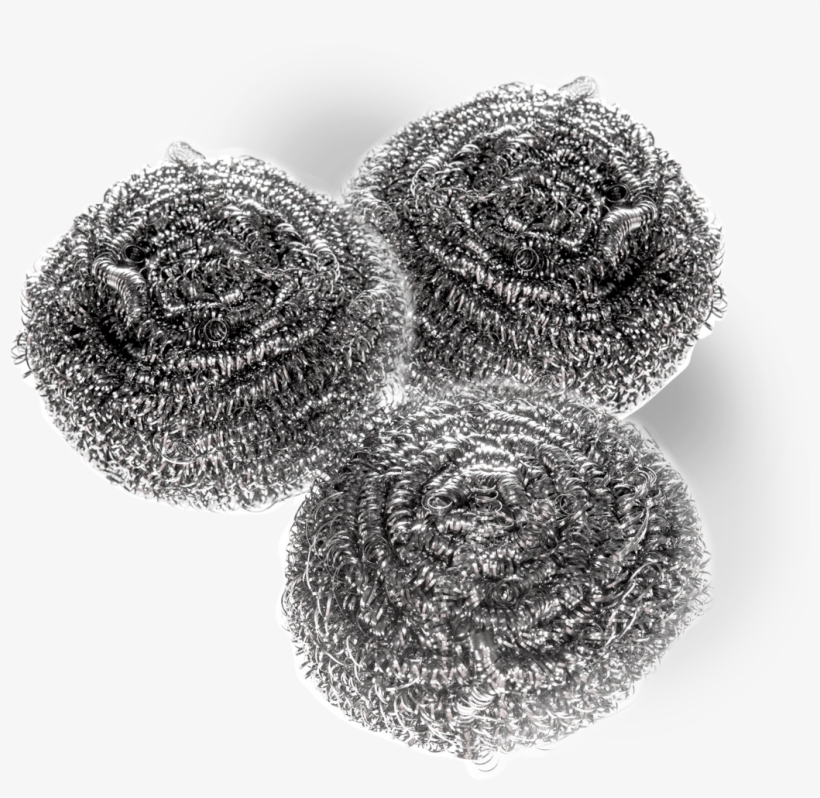 Scouring Pads Stainless Steel 3pack - Momordica Charantia, transparent png