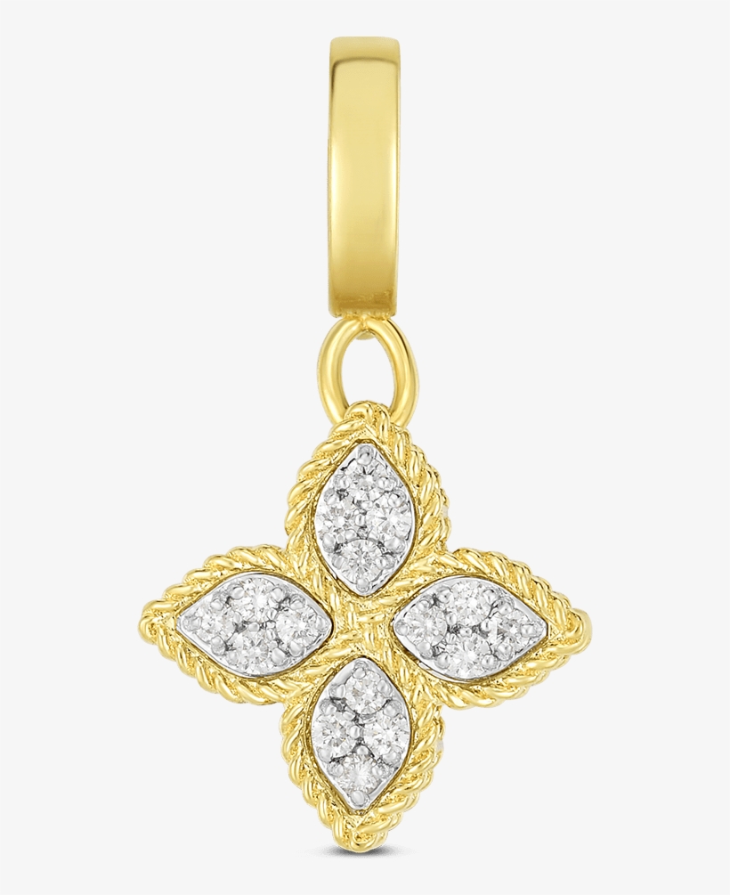Princess, Princess Flower18k Gold & Diamond Princess - Locket, transparent png