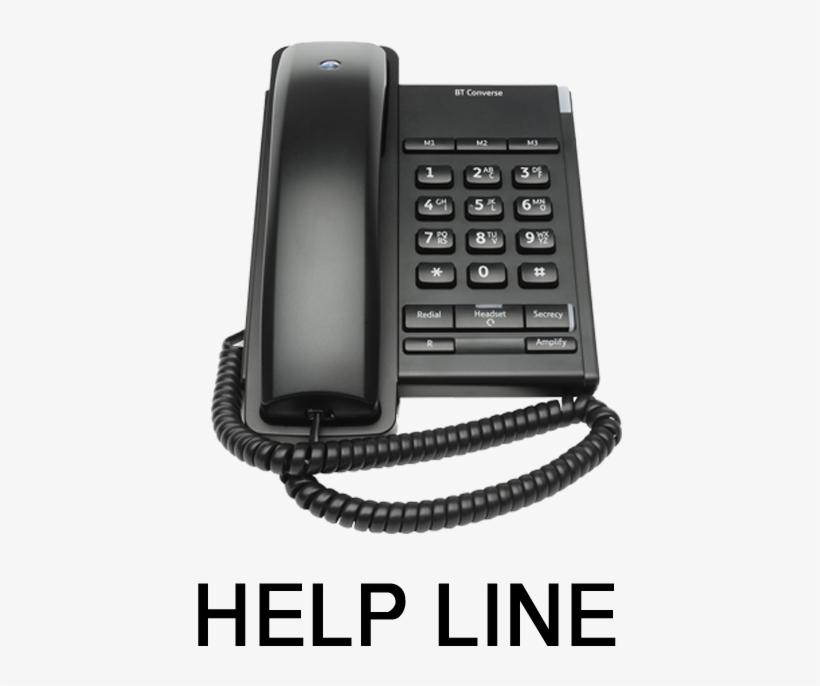 For Product Description Hover And Click Images - Bt Converse 2300 Corded Phone - Black, transparent png