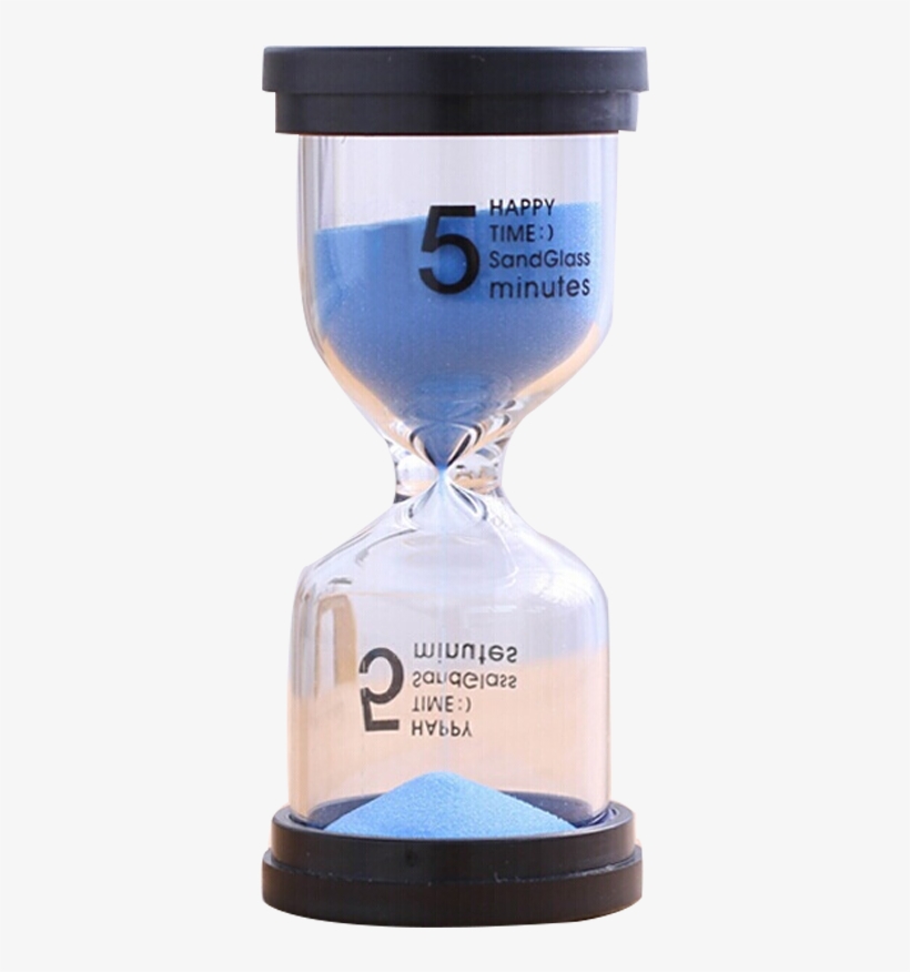 Capriccio Valentine's Day Gift Brush Hourglass Timer - Colourful Sand Timer Hourglass Sandglass Small Ornaments, transparent png