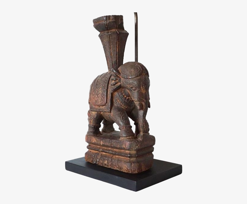 Antique Indian Hand Carved Rosewood Elephant Model - Indian Rosewood, transparent png