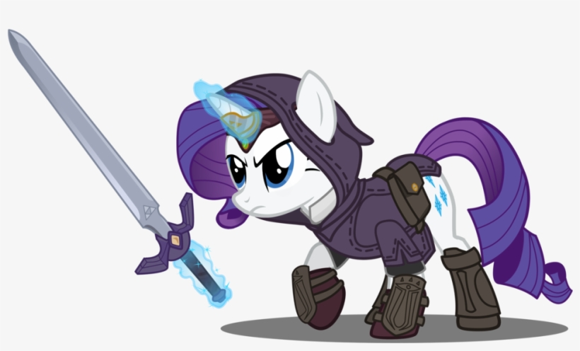 Post By Fsinfan On Aug 27, 2013 At - Rarity With A Sword, transparent png