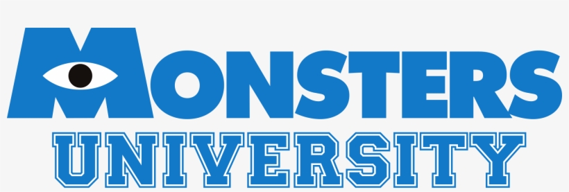 Monster University Logo Ideas - Monsters University Movie Title, transparent png