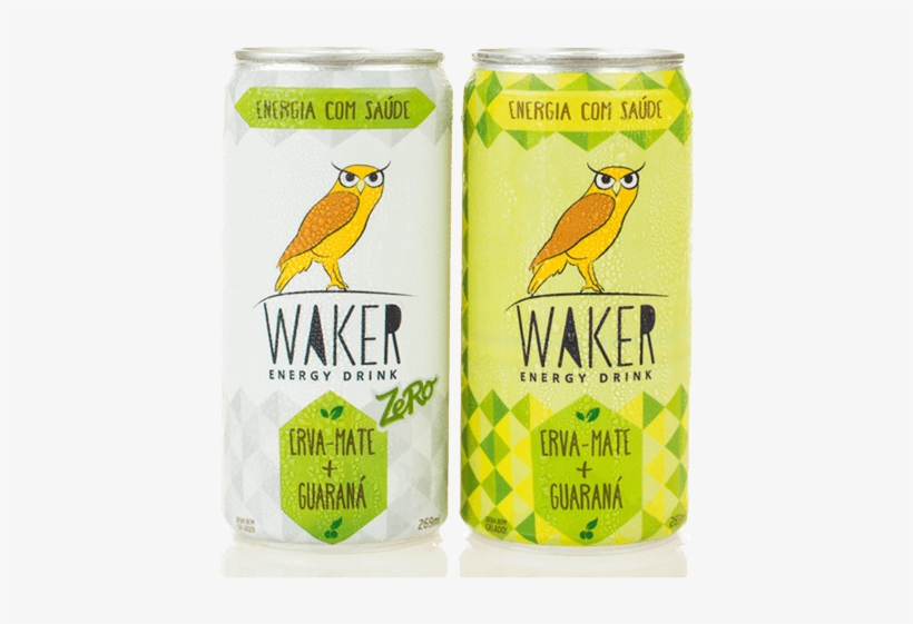 Garrafas De Waker - Waker Energy Drink Erva-mate + Guaraná, transparent png