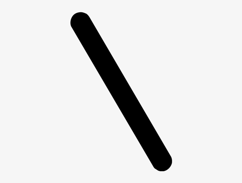 Ocr-a Char Reverse Solidus - Pen Without Background Stock, transparent png