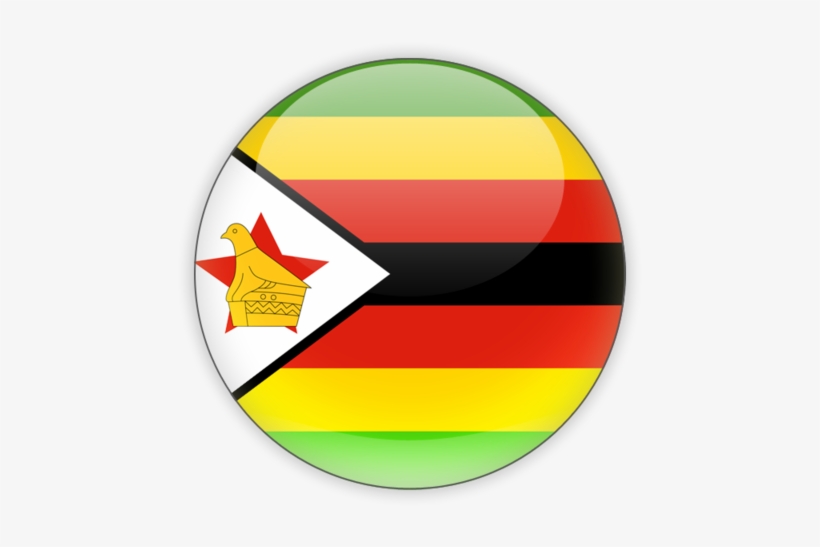 Download Flag Icon Of Zimbabwe At Png Format - Zimbabwe Flag Round Png, transparent png