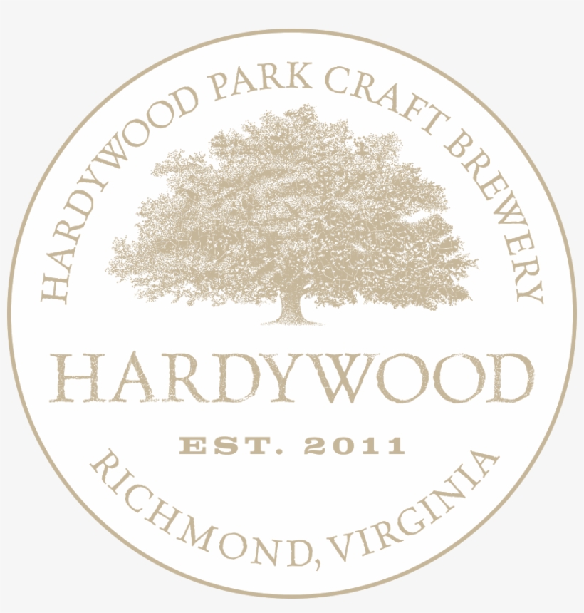 Hardywood Circle Logo Tan - Hardywood Park Craft Brewery, transparent png