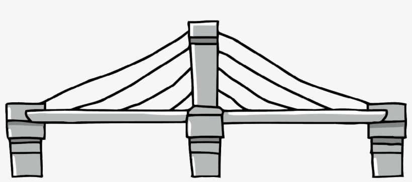 Suspension Bridge, transparent png