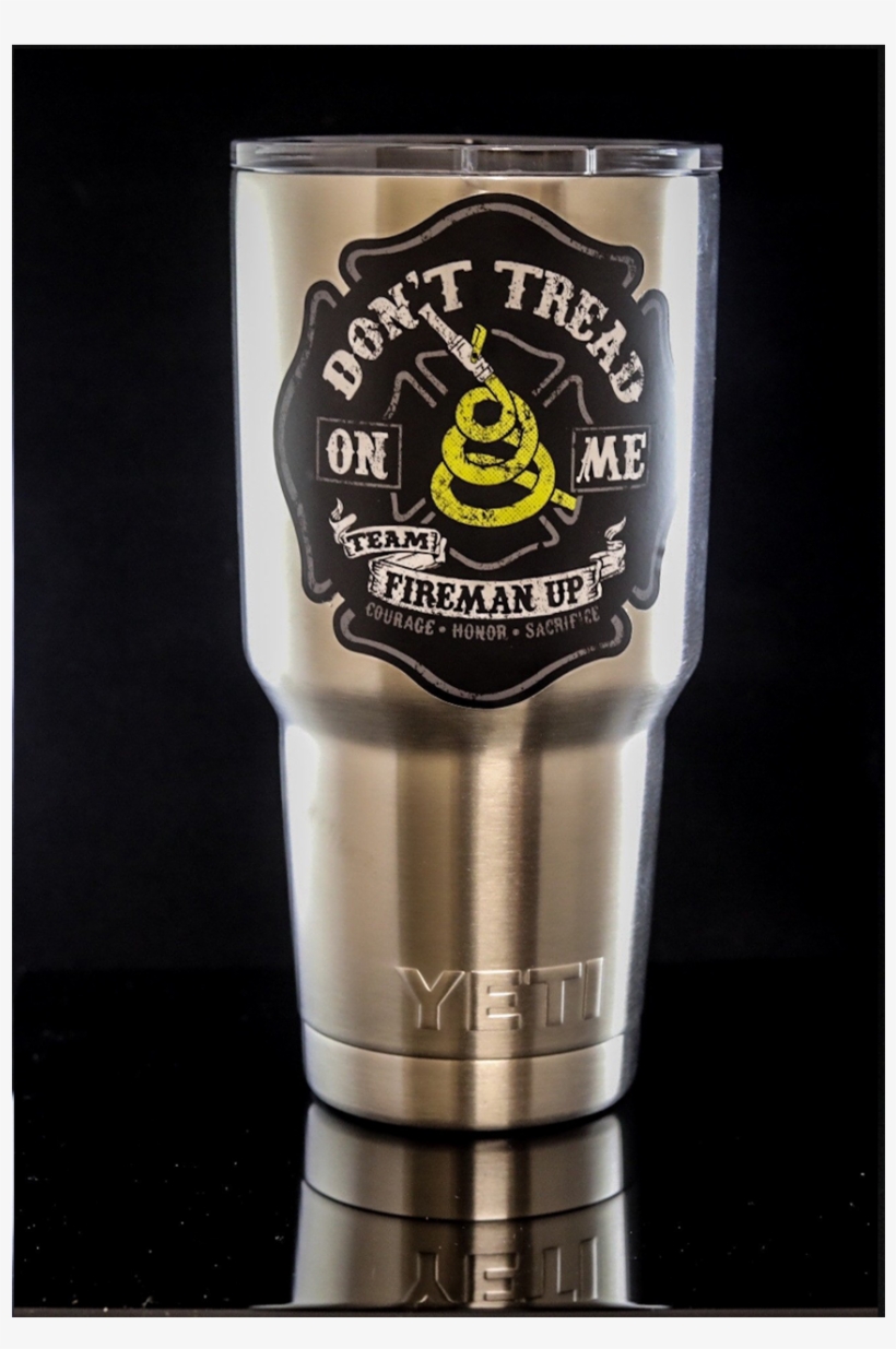 Don't Tread On Me - Yeti Rambler Tumbler, transparent png