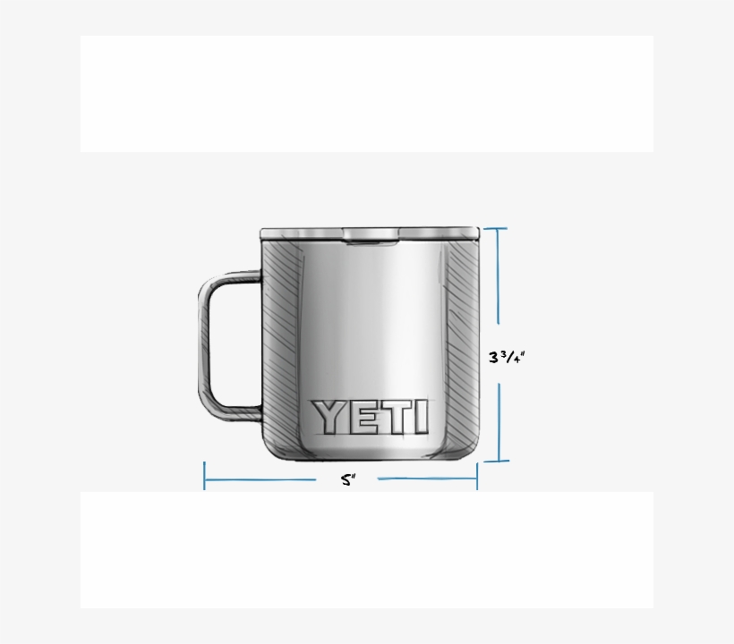 Yeti Rambler 14oz Mug In At Massey's Outfitters - Yeti 14 Oz Rambler Mug, transparent png