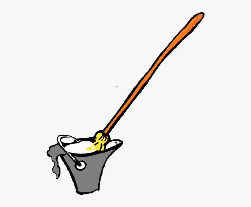 Mop And Bucket Clipping - Mop And Bucket, transparent png