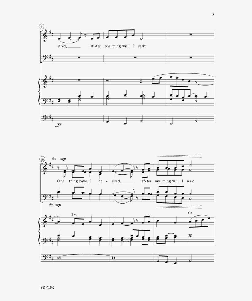 One Thing Have I Desired Thumbnail - Doctor Who Together Or Not At All Sheet Music, transparent png